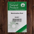 Natural Products green box packaging for Dried Marshmallow Root (Althaea Officinalis)
