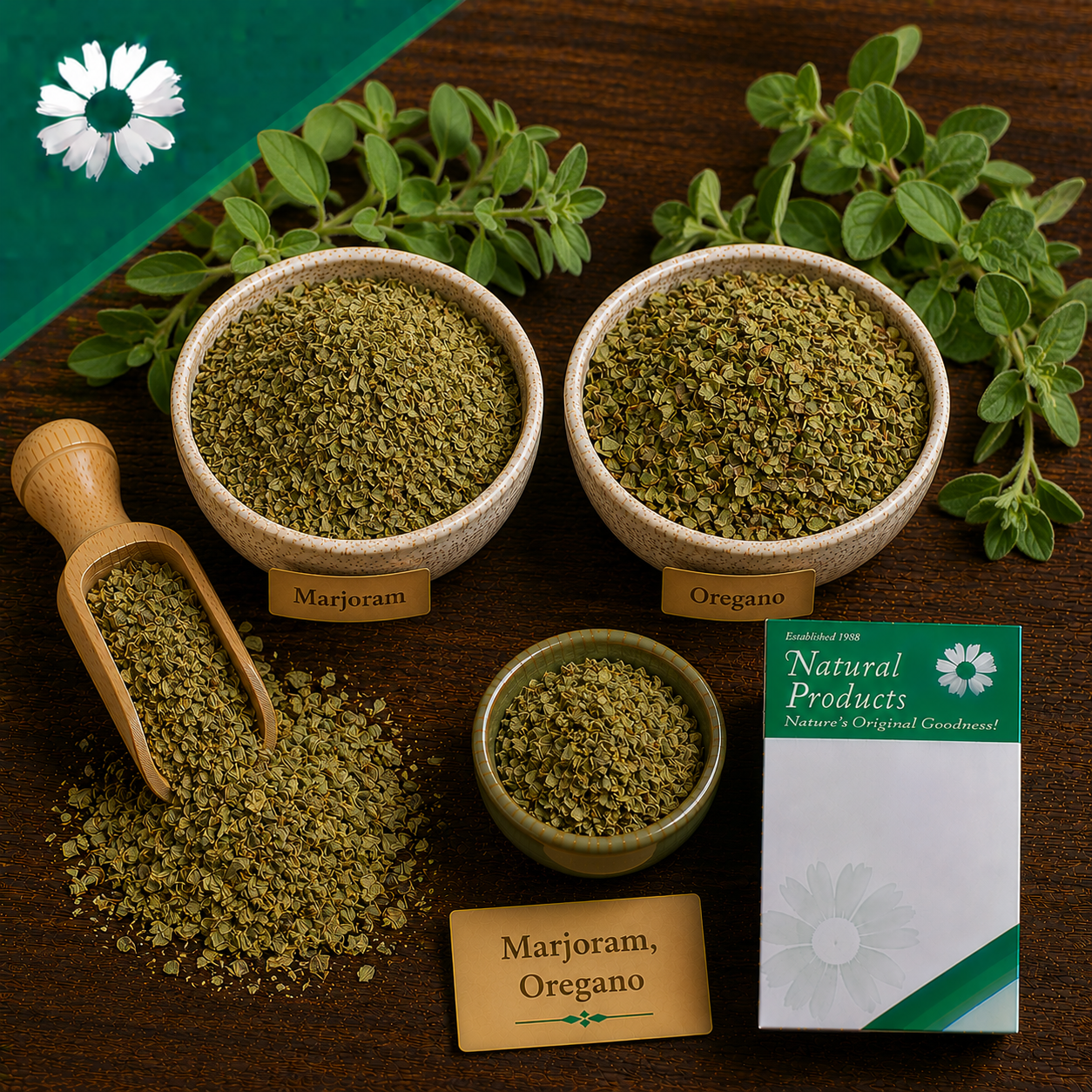 Dried Marjoram, Oregano Herbal Tea